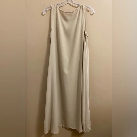 Oak + Fort Tan Beige Sleeveless Midi Dress - Picture 11 of 11